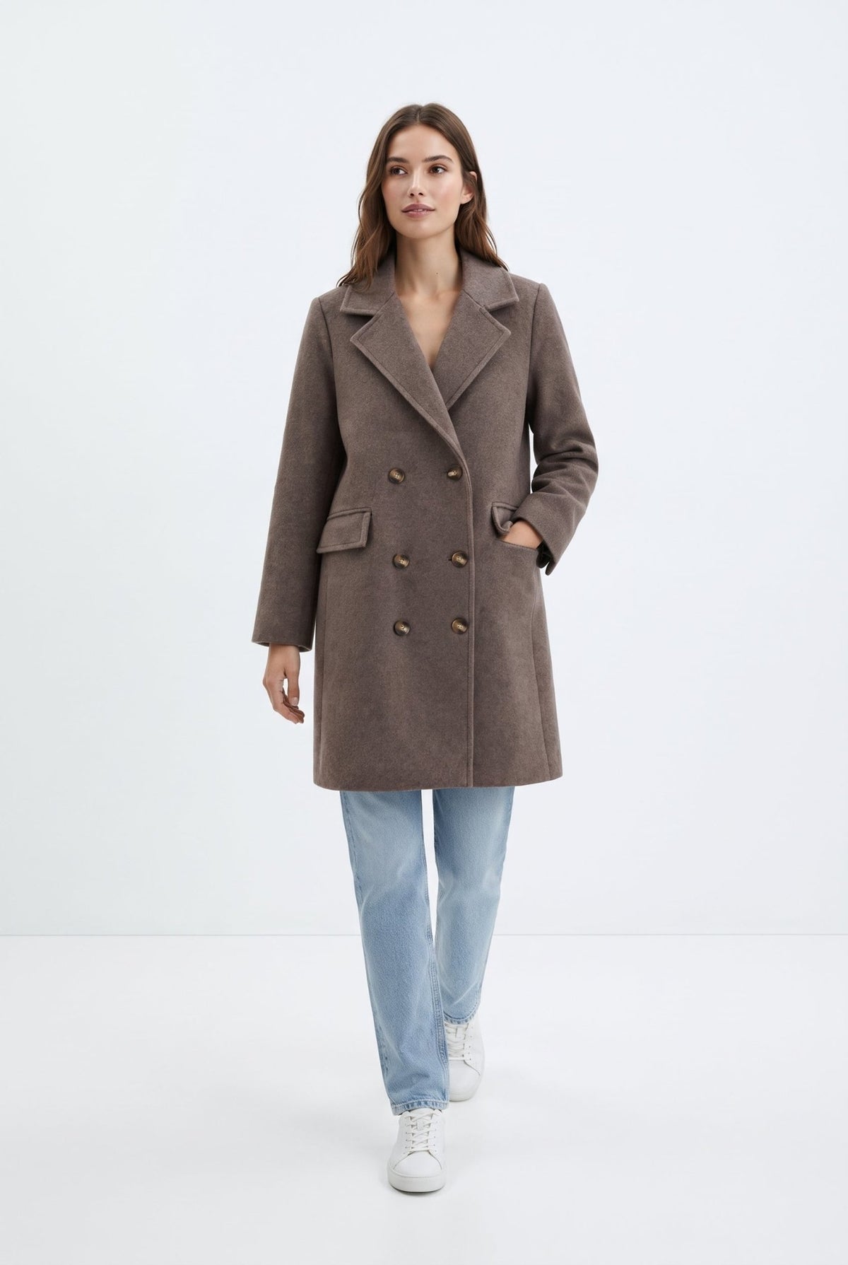 Vizon Oversize Kruvaze Kapama Midi Kaban